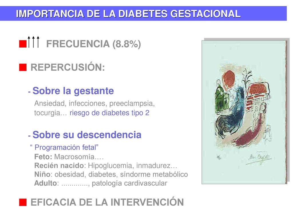 riesgo de diabetes tipo 2 en la descendencia